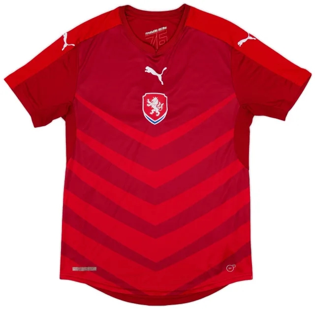 Puma 2016-17 Czech Republic Home Shirt - 8/10 - (S)