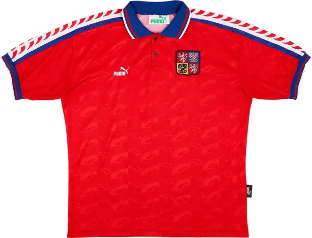 Puma 1996-98 Czech Republic Home Shirt - 8/10 - (XL)