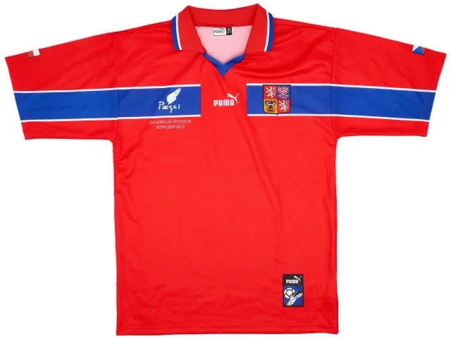 Puma 1998-00 Czech Republic Basic Home Shirt - 8/10 - (XL)