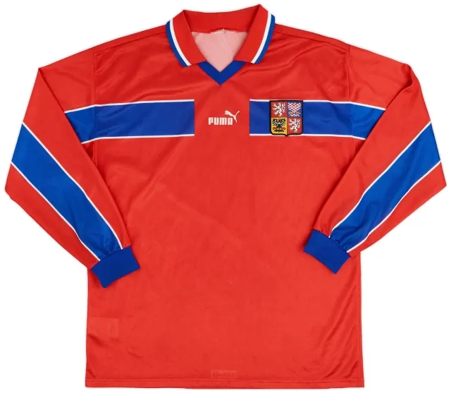 Puma 1998-00 Czech Republic Home L/S Shirt - 8/10 - (XL)
