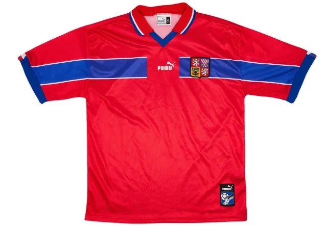 Puma 1998-00 Czech Republic Home Shirt - 9/10 - (XL)