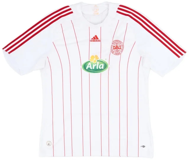 adidas 2008-10 Denmark Away Shirt - 8/10 - (XL)