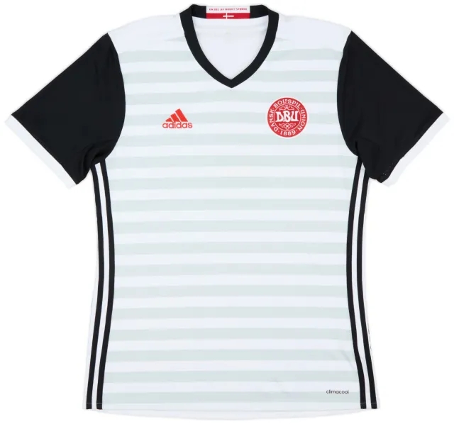 adidas Denmark Mens SS Away Shirt 2015