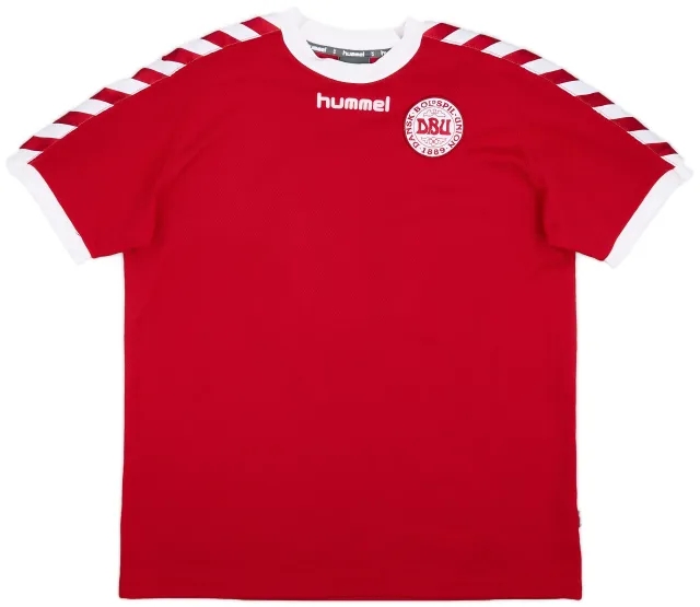 Hummel 2002-03 Denmark Home Shirt #10 - 9/10 - (L)