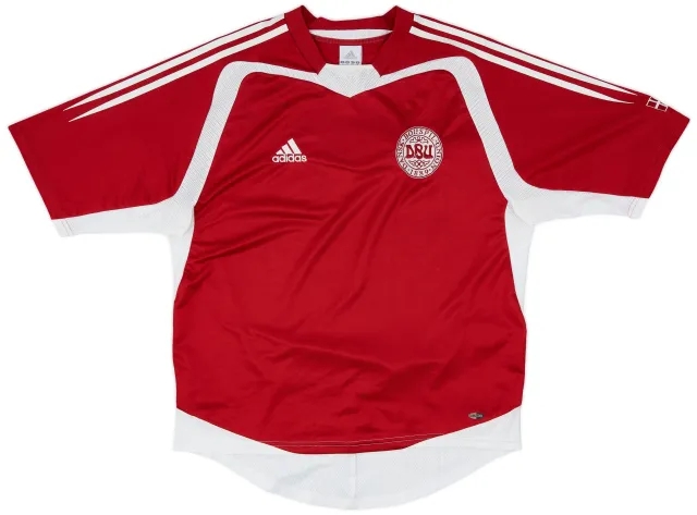 adidas 2004-05 Denmark Home Shirt - 8/10 - (M)
