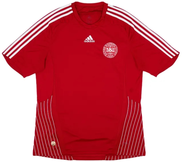 adidas 2007-10 Denmark Home Shirt - 8/10 - (L)