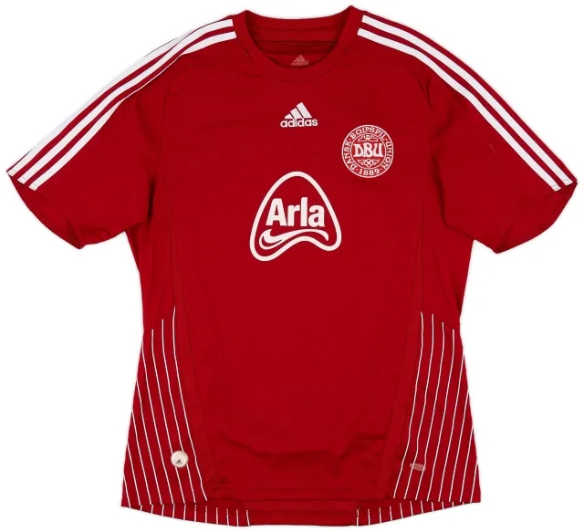 adidas 2007-10 Denmark Home/Training Shirt - 8/10 - (M)