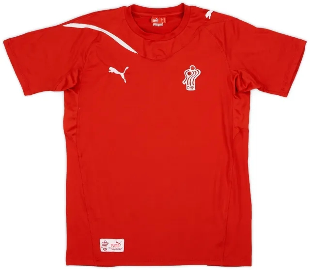 Puma 2010 Denmark DHF Handball Shirt - 9/10 - (M)