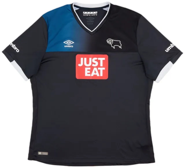 Umbro 2016-17 Derby County Away Shirt - 9/10 - (XXL)