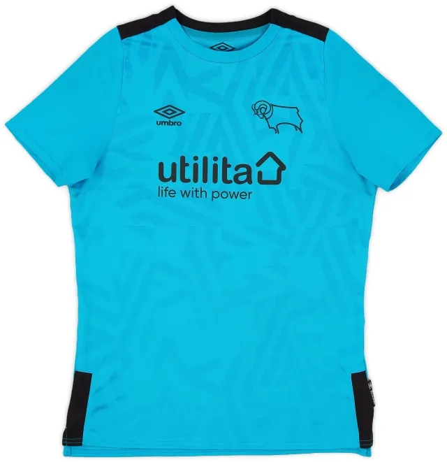 Umbro 2019-20 Derby County Away Shirt - 8/10 - (XL.Boys)