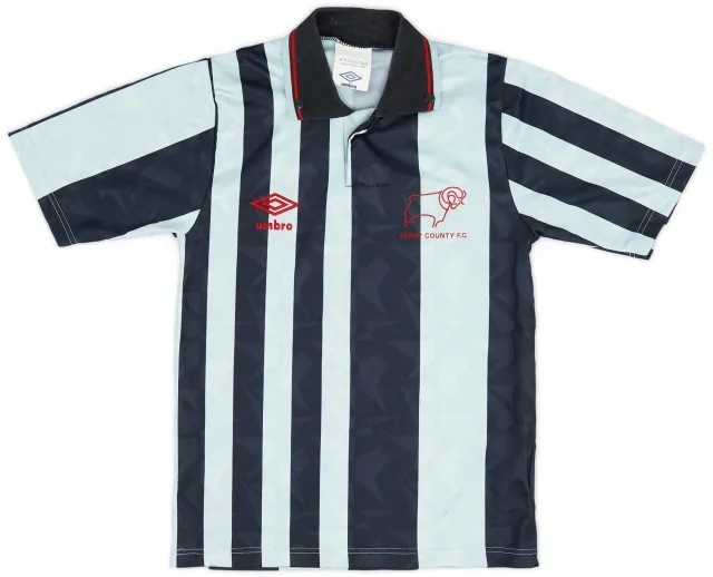 Umbro 1989-92 Derby County Away Shirt - 9/10 - (S.Boys)