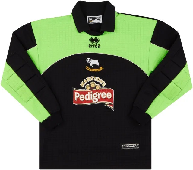 Errea 2001-03 Derby County GK Shirt - 7/10 - (S)