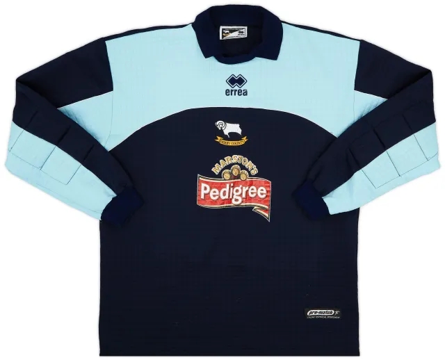 Errea 2001-03 Derby County GK Shirt - 7/10 - (XXL)