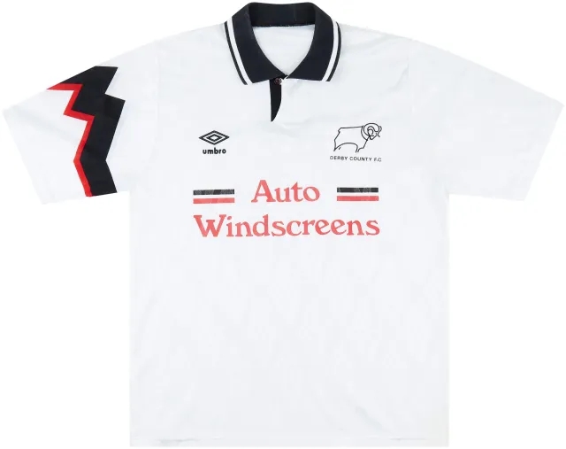 Umbro 1991-93 Derby County Home Shirt - 7/10 - (L)