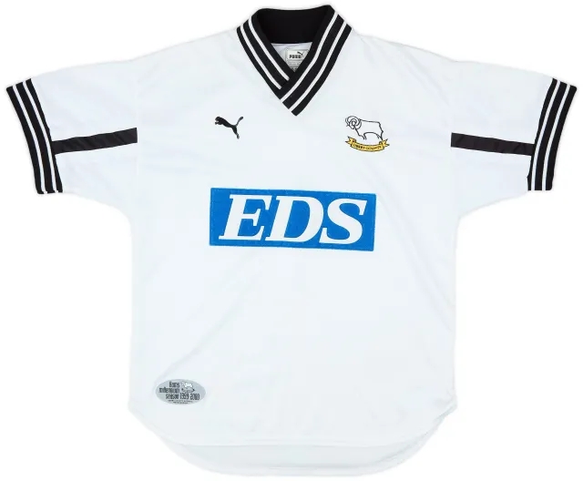 Puma 1999-01 Derby County Home Shirt - 8/10 - (M.Boys)