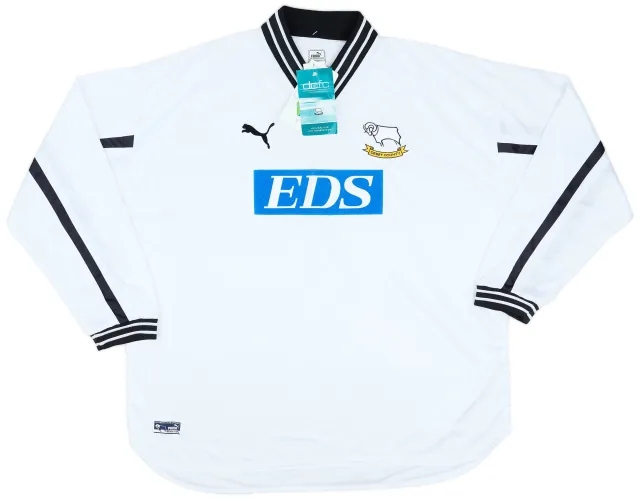 Puma 1999-01 Derby County Home L/S Shirt (XXL)