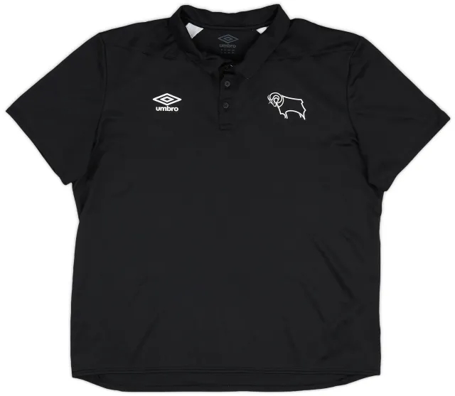 2018-19 Derby County Umbro Polo Shirt - 9/10 - (XXL)
