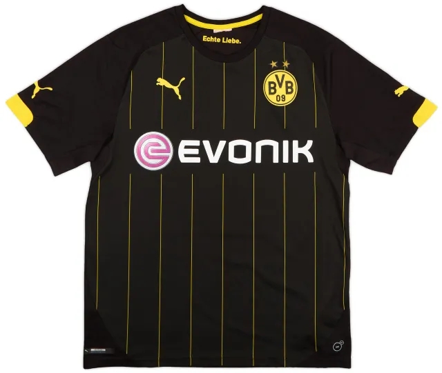 Puma 2014-16 Borussia Dortmund Away Shirt - 8/10 - (XL.Boys)