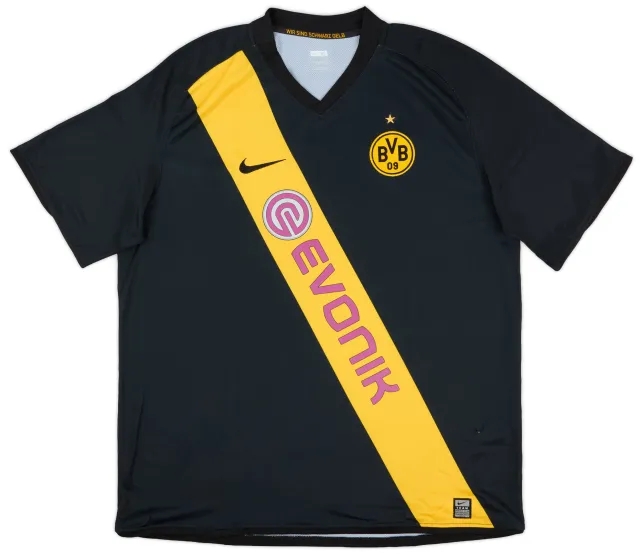 Nike 2008-09 Borussia Dortmund Player Issue Away Shirt - 8/10 - (XL)