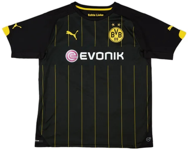 Puma 2014-16 Borussia Dortmund Away Shirt - 9/10 - (XL.Boys)