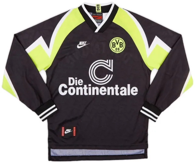 Nike 1995-96 Borussia Dortmund Away L/S Shirt - 9/10 - (XS)