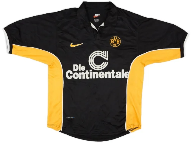 Nike 1998-00 Borussia Dortmund Player Issue Away Shirt - 6/10 - (S)