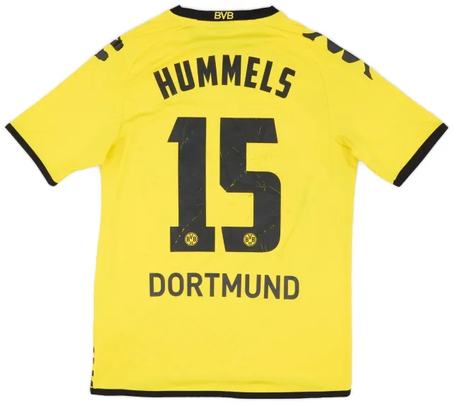 Kappa 2011-12 Borussia Dortmund European Home Shirt Hummels #15 - 5/10 - (S)