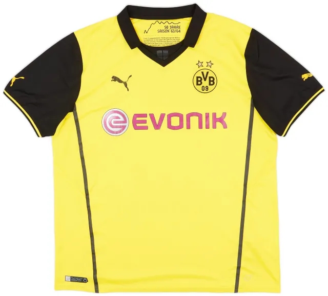 Puma 2013-14 Dortmund CL Home Shirt - 7/10 - (XXL)