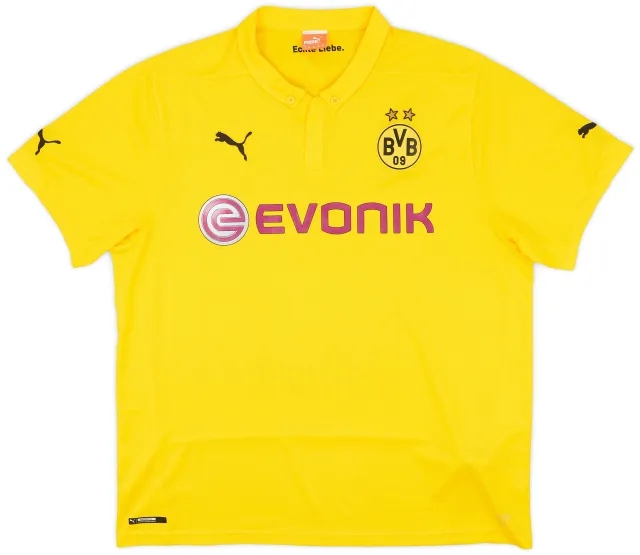 Puma 2014-15 Dortmund CL Home Shirt - 9/10 - (XXL)
