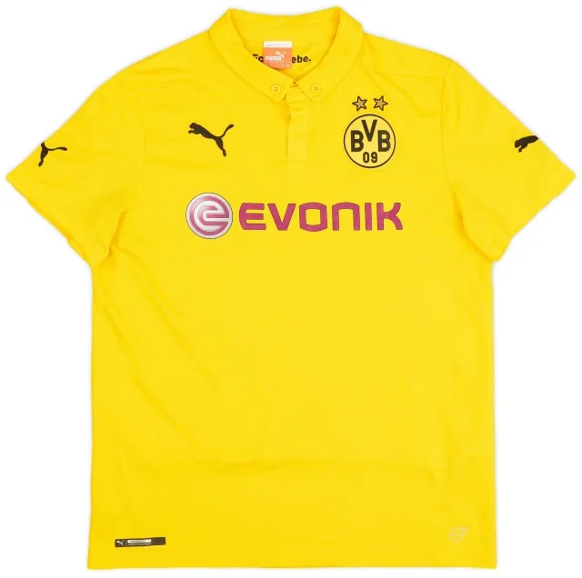 Puma 2014-15 Dortmund CL Home Shirt - 6/10 - (XL.Boys)