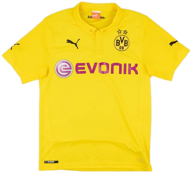 Puma 2014-15 Dortmund CL Home Shirt - 9/10 - (M)
