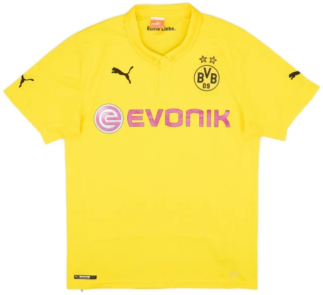 Puma 2014-15 Dortmund CL Home Shirt - 9/10 - (M)