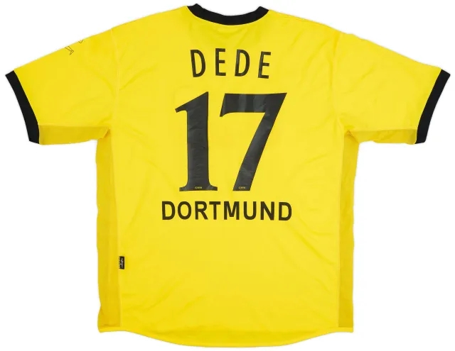 2003-04 Borussia Dortmund Home Shirt Dede #17 - 5/10 - (XL)