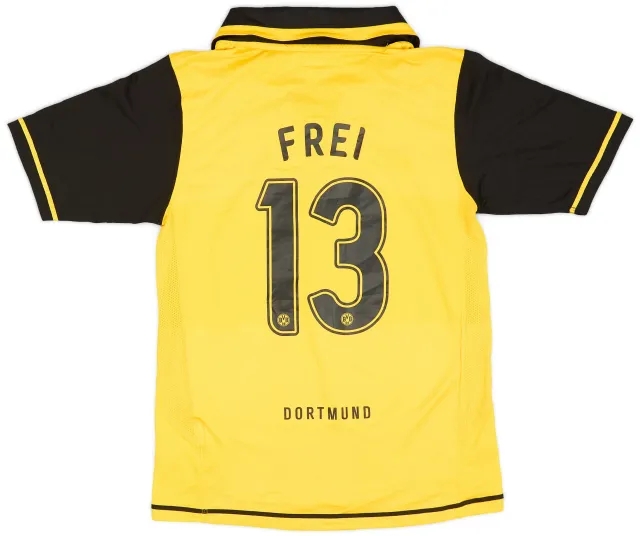 Nike 2007-08 Borussia Dortmund Home Shirt Frei #13 - 7/10 - (L.Boys)