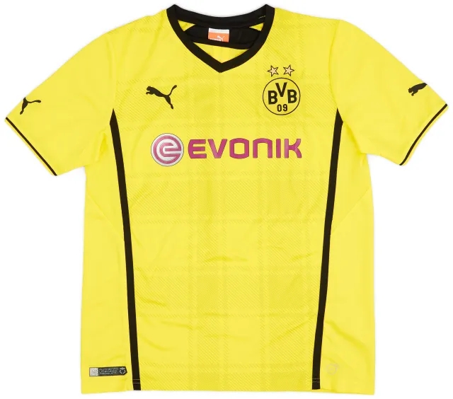 Puma 2013-14 Borussia Dortmund Home Shirt - 8/10 - (XL.Boys)