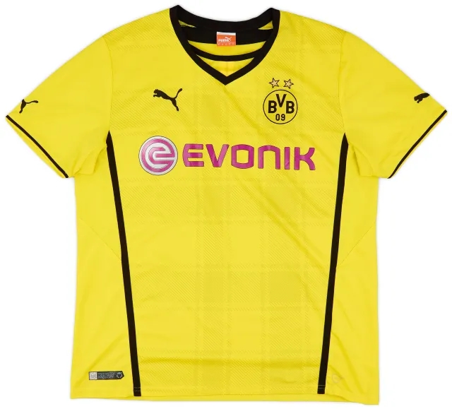 Puma 2013-14 Borussia Dortmund Home Shirt - 8/10 - (XL)