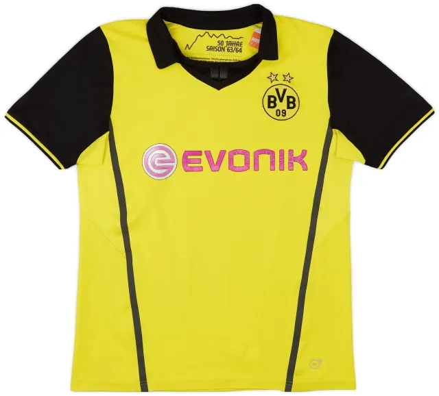 Puma 2013-14 Borussia Dortmund European Home Shirt - 5/10 - (S)
