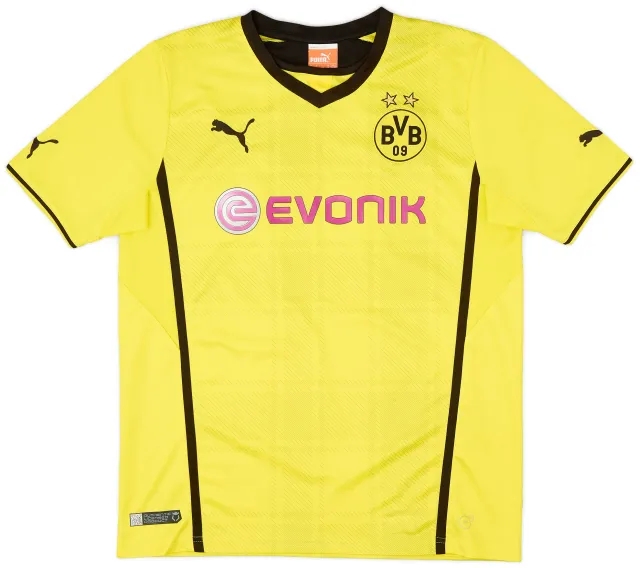 Puma 2013-14 Borussia Dortmund Home Shirt - 6/10 - (XL. Boys)