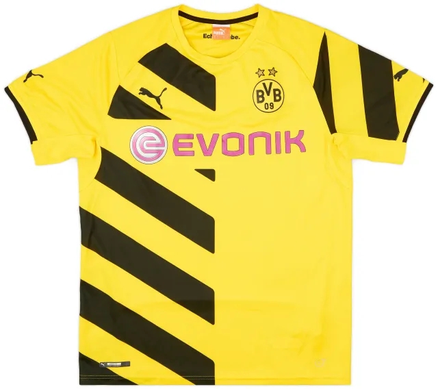 Puma 2014-15 Borussia Dortmund Home Shirt - 8/10 - (L)