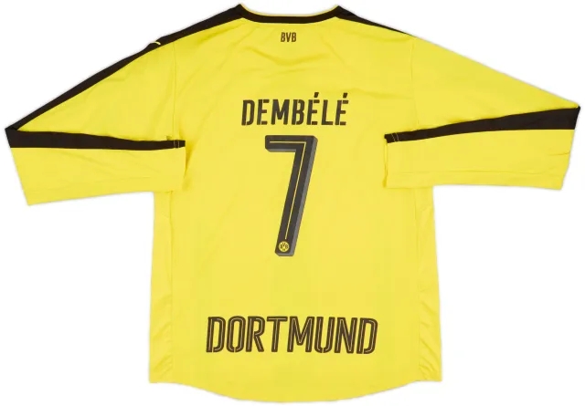 Puma Borussia Dortmund Mens SS Home Shirt 2016/17
