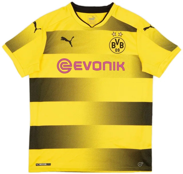 Puma 2017-18 Borussia Dortmund Home Shirt - 8/10 - (XL.Boys)