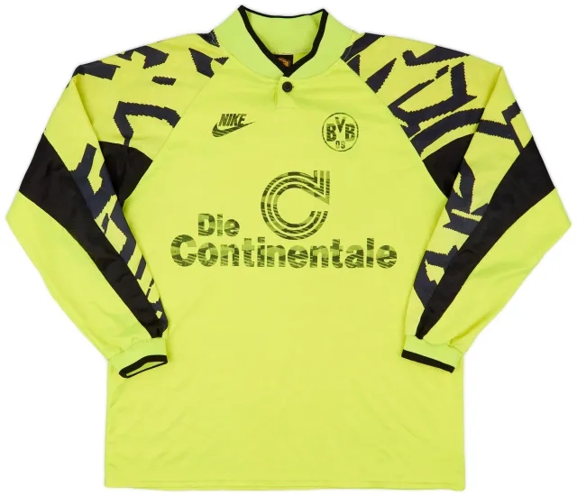 Nike 1991-92 Borussia Dortmund Home L/S Shirt - 6/10 - (XL)