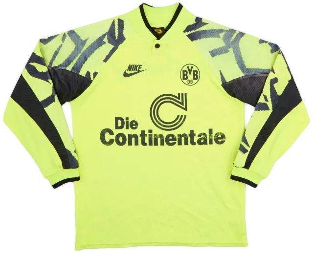 Nike 1991-92 Borussia Dortmund Home L/S Shirt - 5/10 - (M)