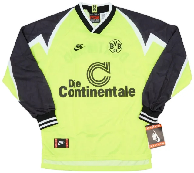 Nike 1995-96 Borussia Dortmund Home L/S Shirt (M)