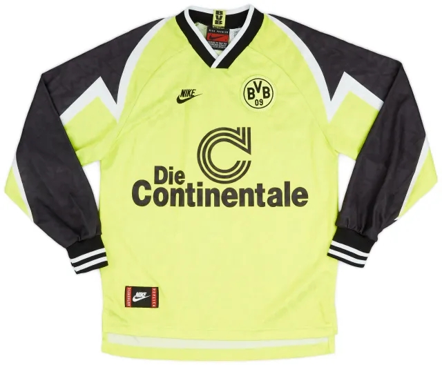 Nike 1995-96 Borussia Dortmund Home L/S Shirt - 6/10 - (XXL)