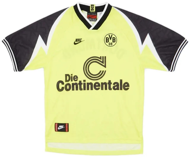 Nike 1995-96 Borussia Dortmund Home Shirt - 9/10 - (S)