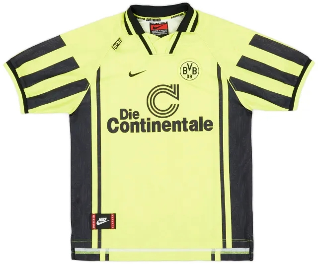 Nike 1996-97 Borussia Dortmund Home Shirt - 7/10 - (XL.Boys)