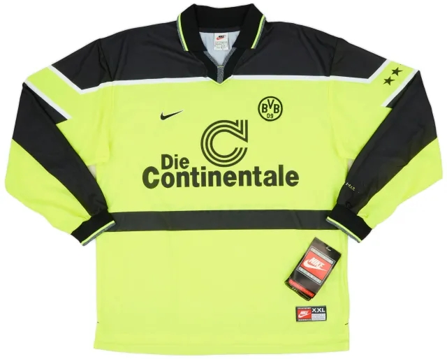 Nike 1997-98 Borussia Dortmund Home L/S Shirt (XXL)