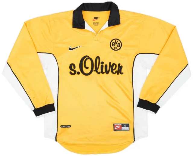 Nike 1998-00 Borussia Dortmund Home L/S Shirt - 6/10 - (S)