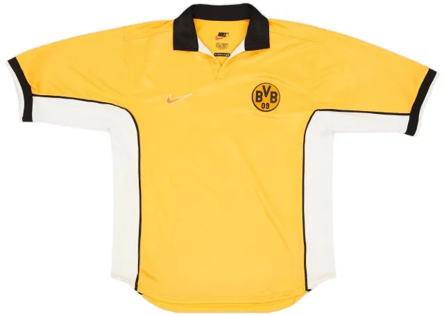 Nike 1998-00 Borussia Dortmund Player Issue Home Shirt - 5/10 - (M)